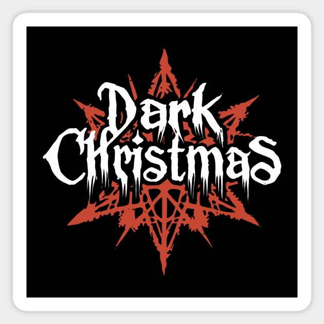 Dark Christmas Deathmetal Band Logo Style Sticker by Soulphur Media